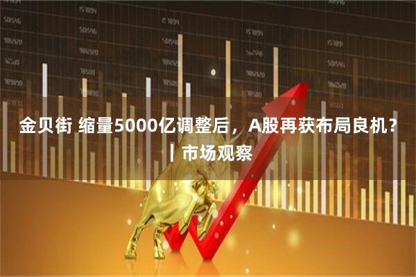 金贝街 缩量5000亿调整后，A股再获布局良机？｜市场观察