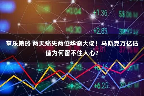 掌乐策略 两天痛失两位华裔大佬！马斯克万亿估值为何留不住人心？